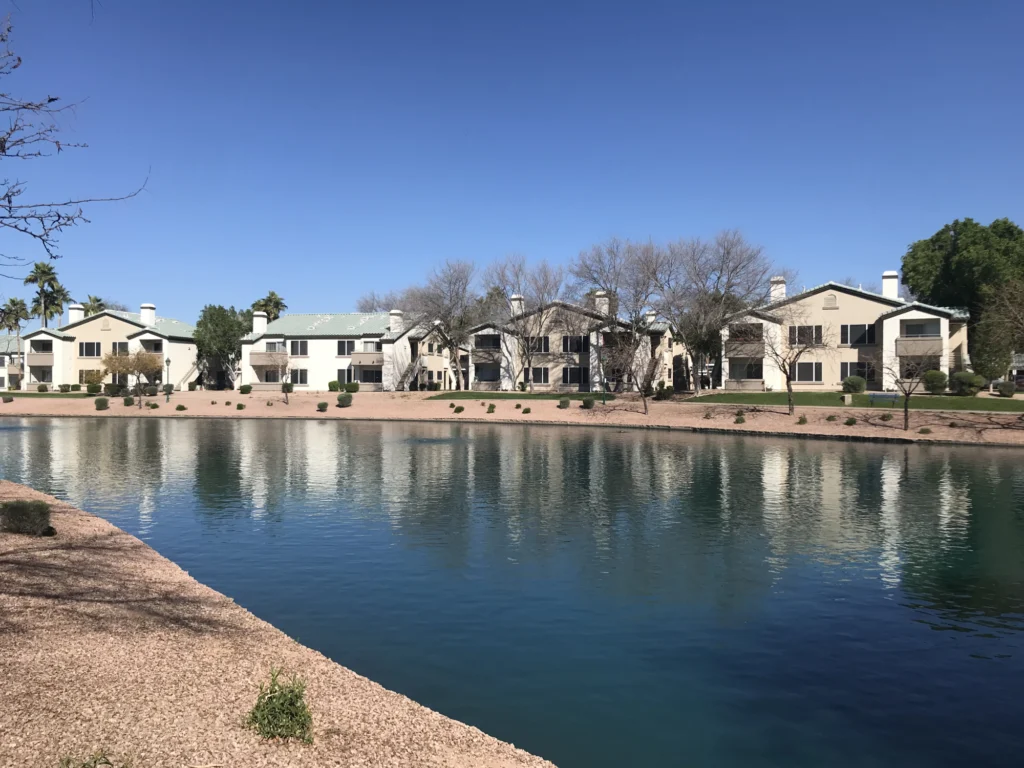 Lakefront Apartment Screens